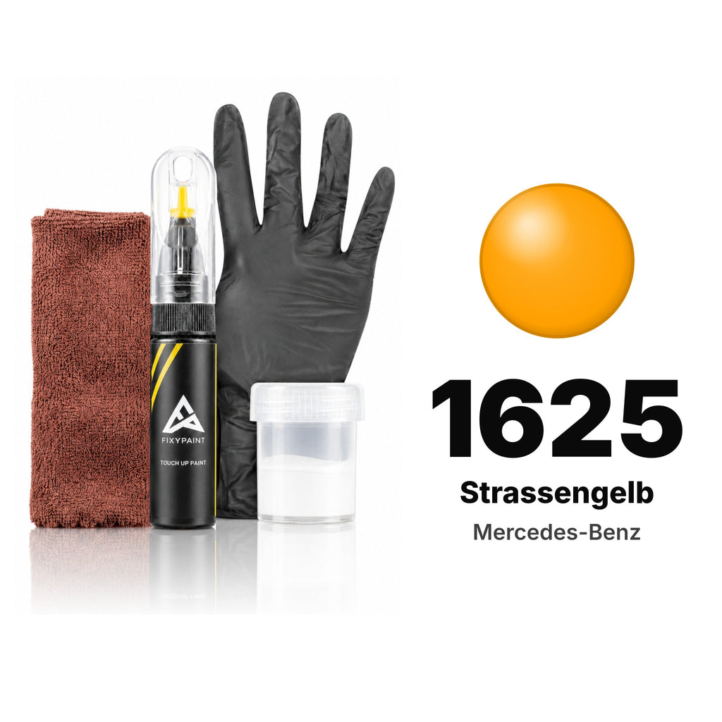 Touch-up paint for Mercedes-Benz 1625 Strassengelb, Complete kit