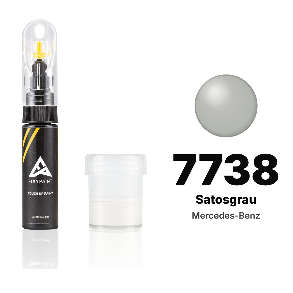 Pintura de retoque para Mercedes-Benz – 7738 Satosgrau (todos los modelos, desde 1989), kit Estándar