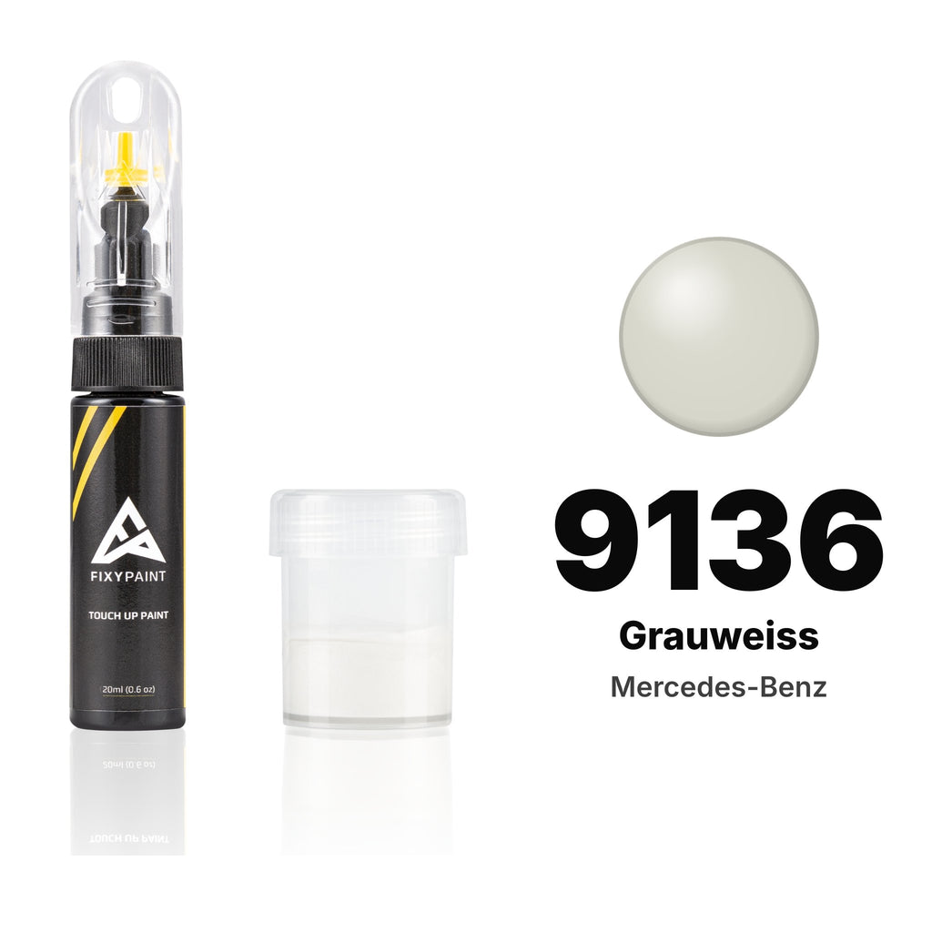 Touch-up paint for Mercedes-Benz 9136 Grauweiss, Standard kit