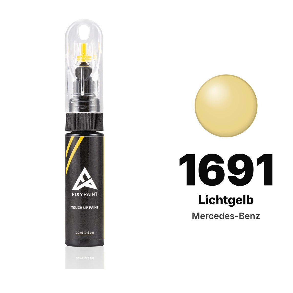 Touch-up paint for Mercedes-Benz 1691 Lichtgelb, Basic kit