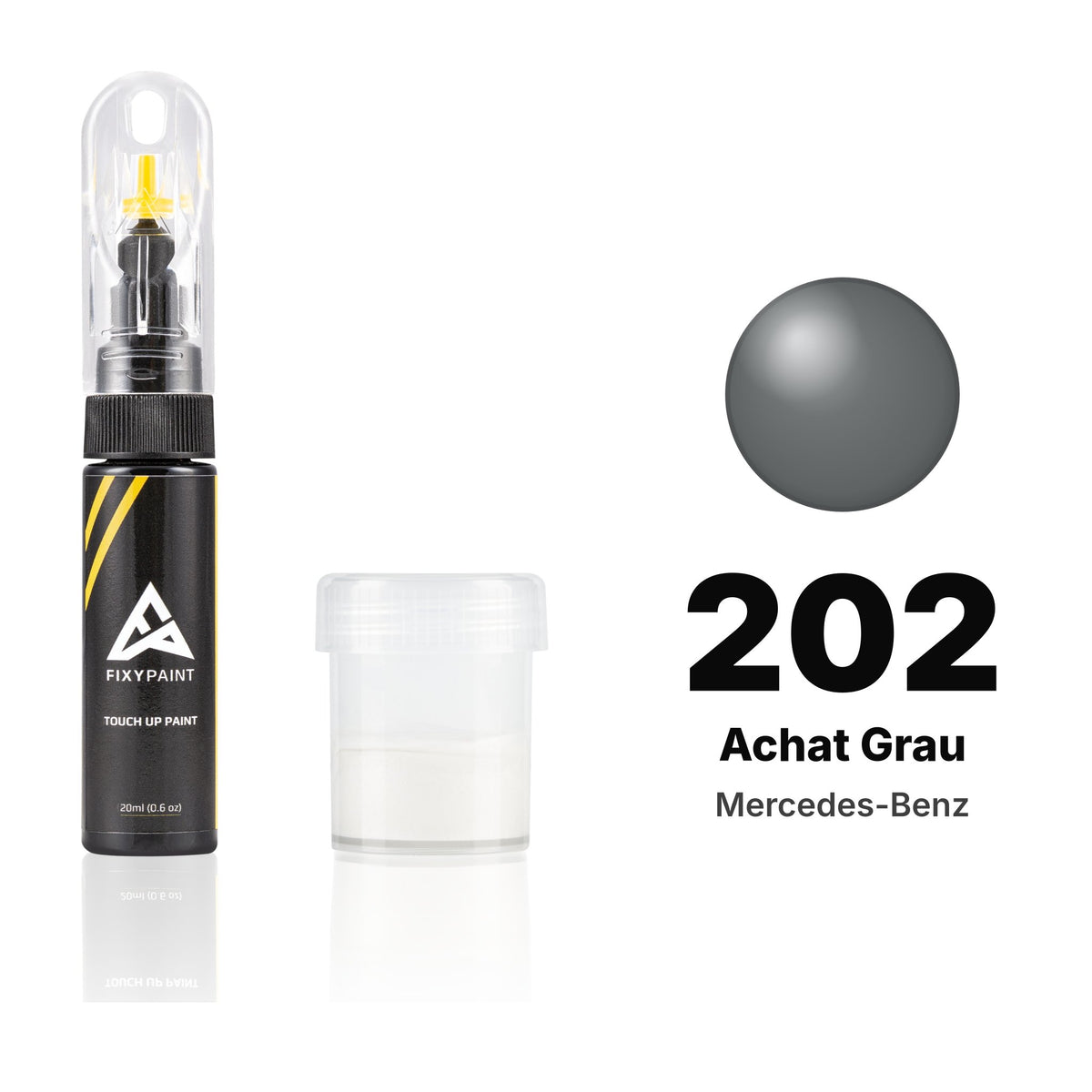 Vernice ritocco per Mercedes-Benz – 202 Achat Grau (tutti i modelli, 1994–1999), kit Standard