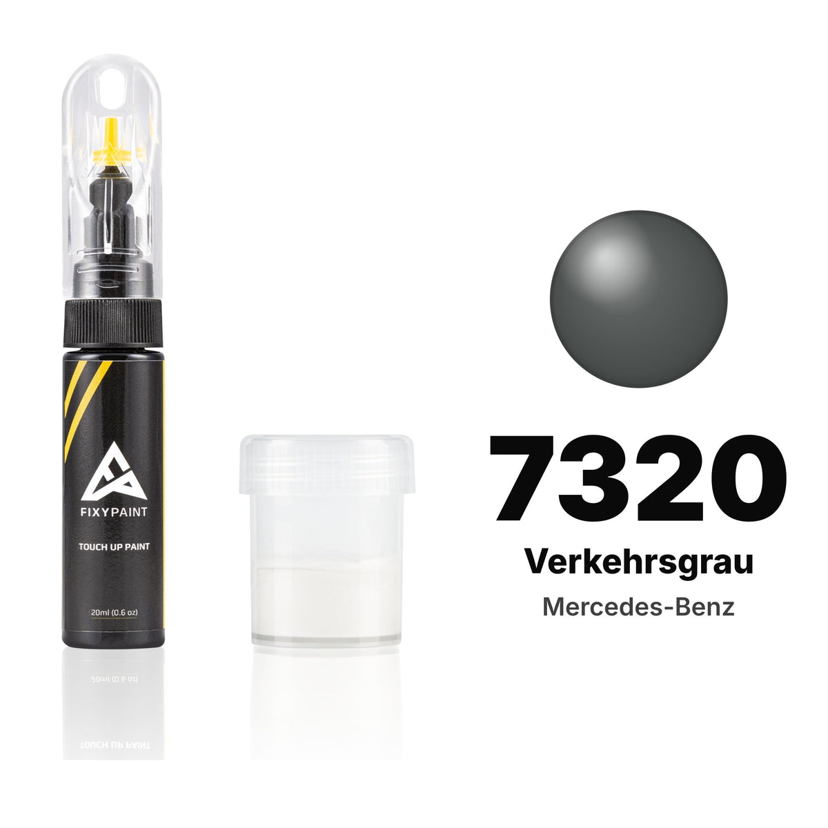Lackstift für Mercedes-Benz – 7320 Verkehrsgrau (alle Modelle, ab 1994), Set Standard