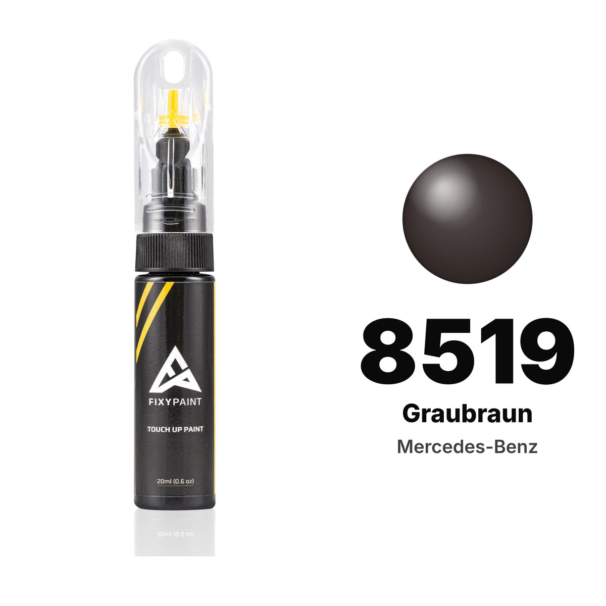 Touch-up paint for Mercedes-Benz 8519 Graubraun, Basic kit