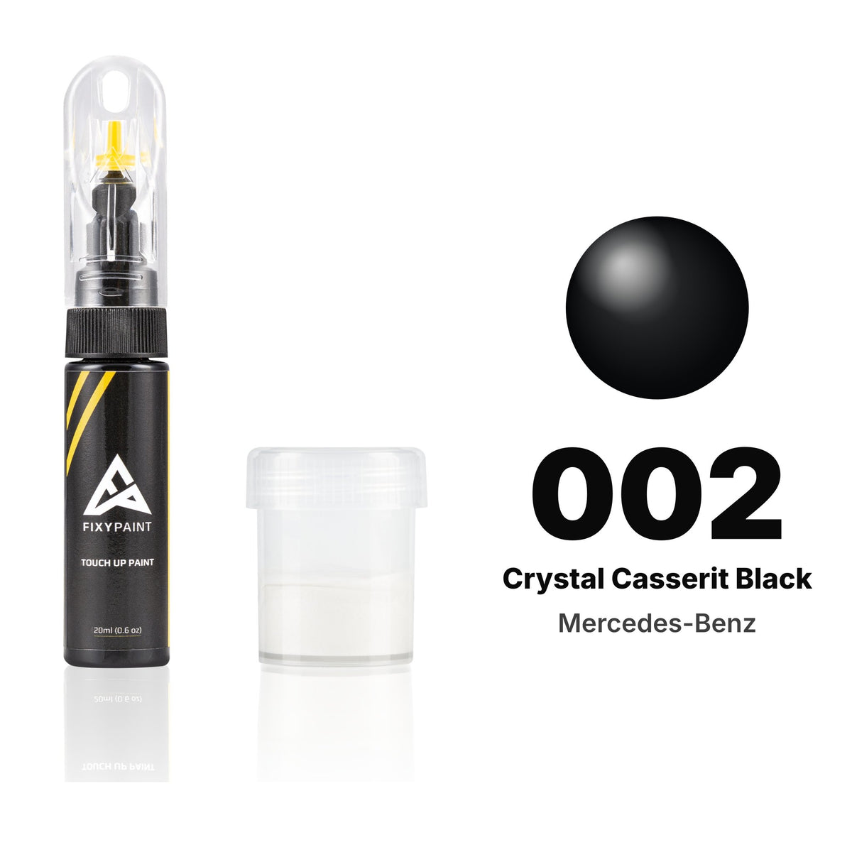 Touch-up paint for Mercedes-Benz 002 Crystal Casserit Black, Standard kit