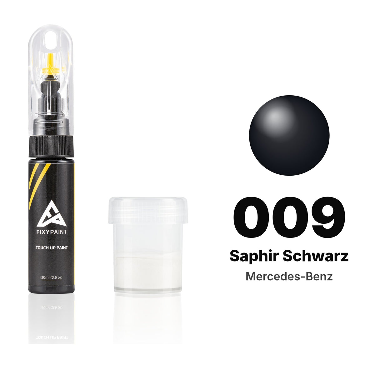 Touch-up paint for Mercedes-Benz 009 Saphir Schwarz, Standard kit