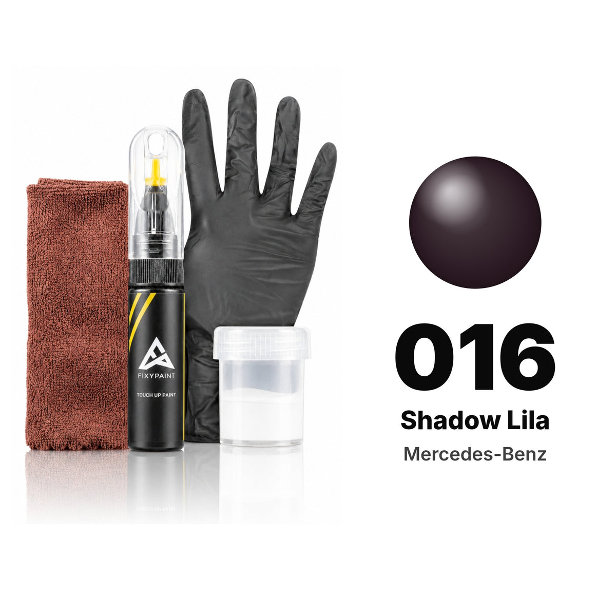 Touch-up paint for Mercedes-Benz 016 Shadow Lila, Complete kit