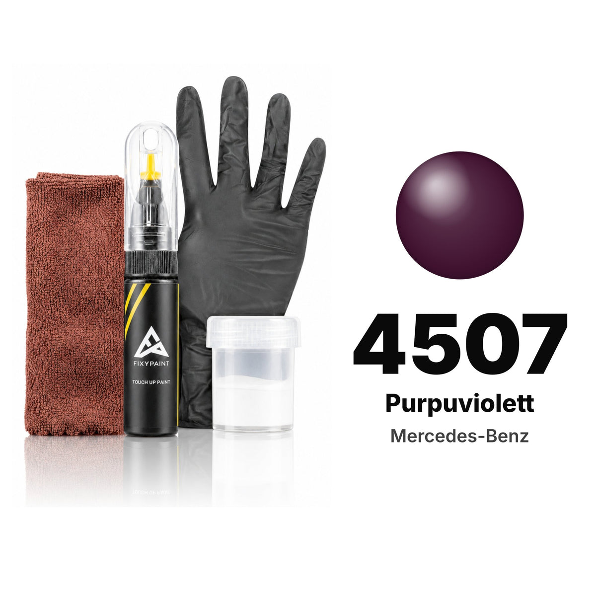 Touch-up paint for Mercedes-Benz 4507 Purpuviolett, Complete kit
