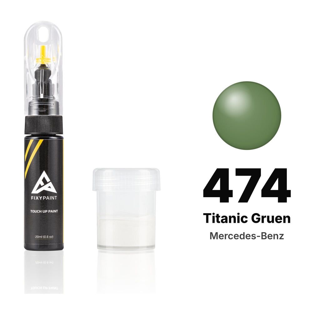 Touch-up paint for Mercedes-Benz 474 Titanic Gruen, Standard kit