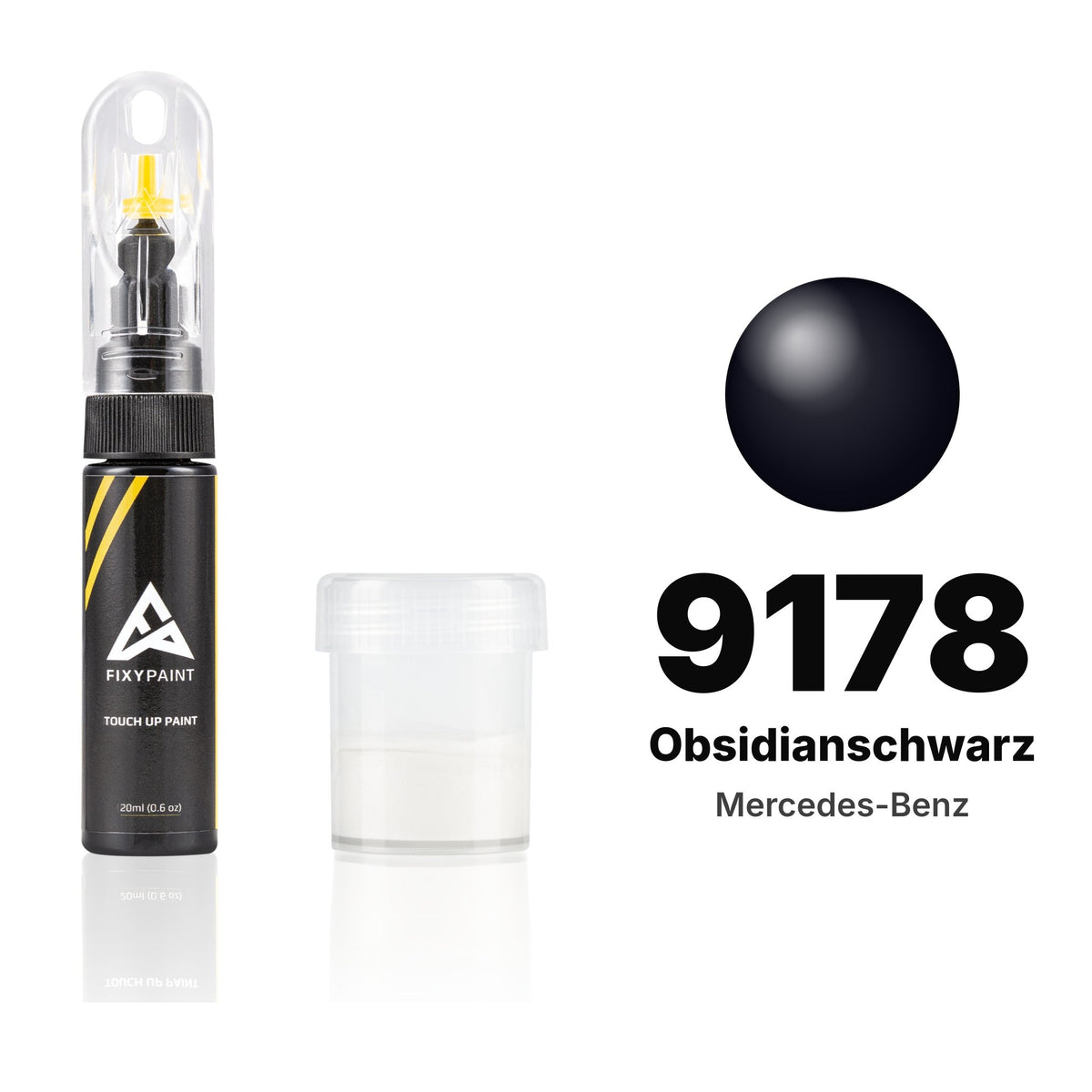 Touch-up paint for Mercedes-Benz 9178 Obsidianschwarz, Standard kit