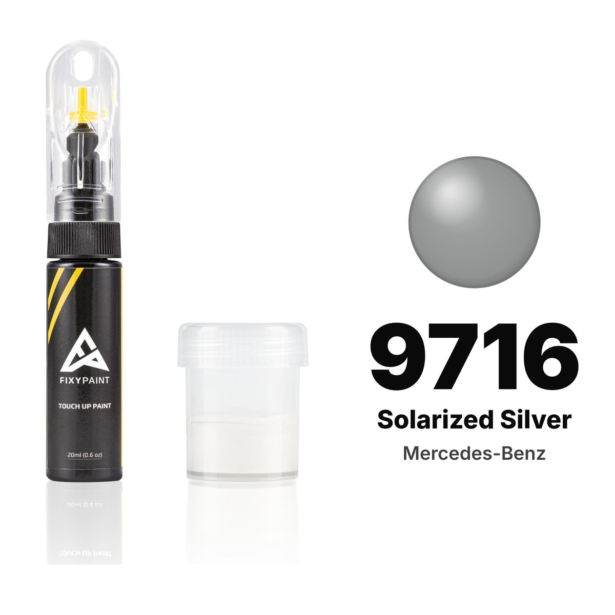 Touch-up paint for Mercedes-Benz 9716 Solarized Silver, Standard kit