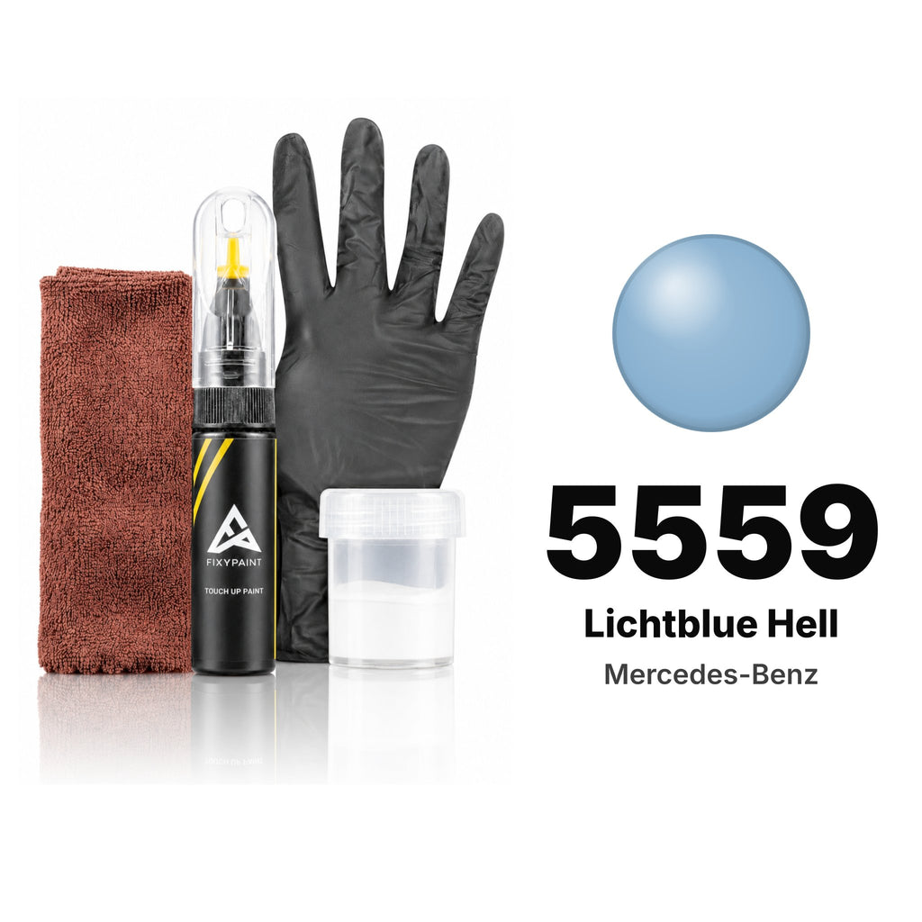 Touch-up paint for Mercedes-Benz 5559 Lichtblue Hell, Complete kit