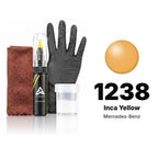 Touch-up paint for Mercedes-Benz 1238 Inca Yellow, Complete kit