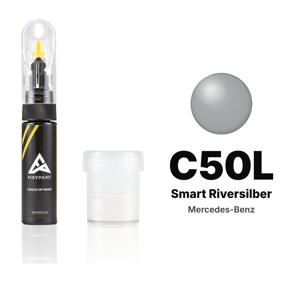 Pintura de retoque para Mercedes-Benz – C50L Smart Riversilber (todos los modelos, 2001–2005), kit Estándar