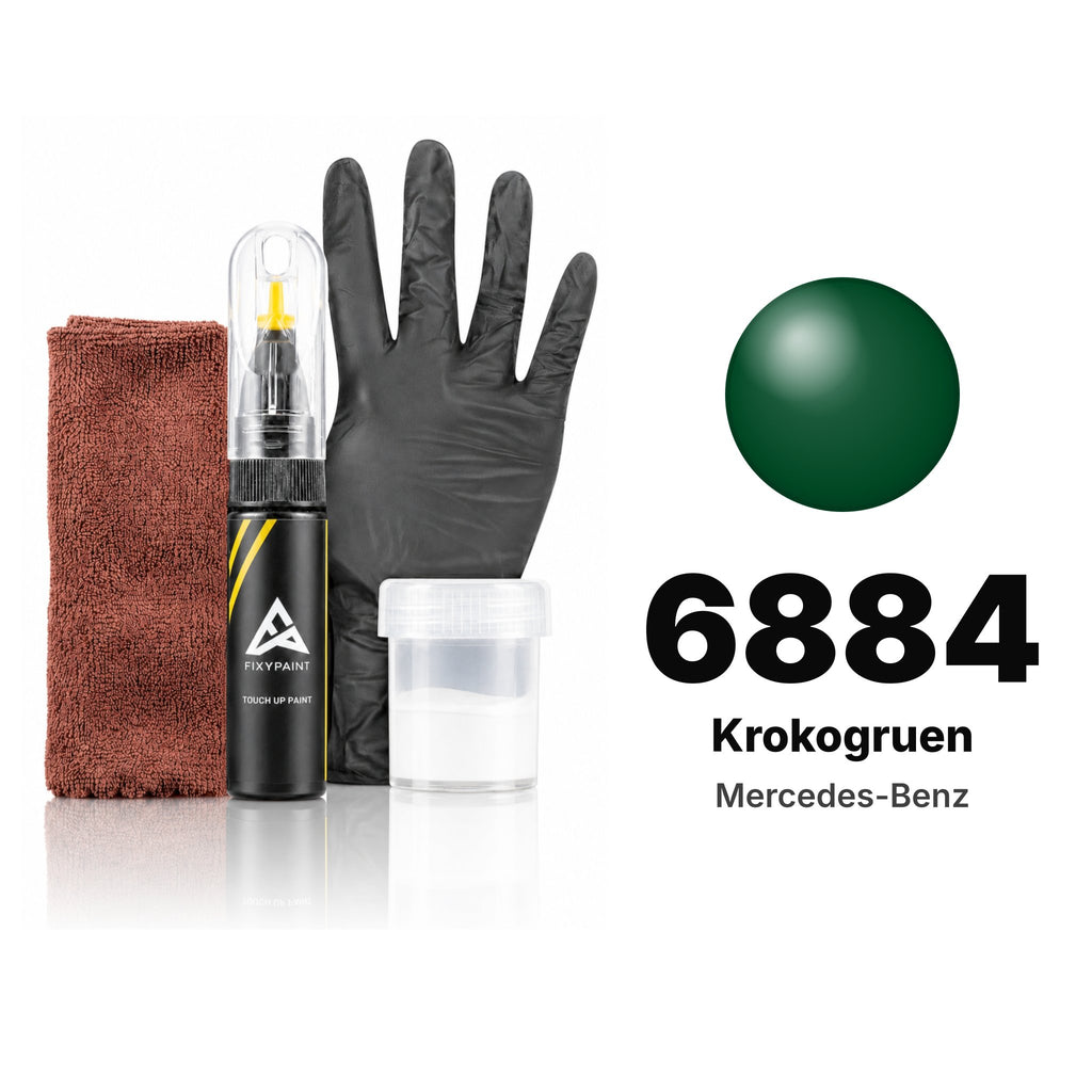 Touch-up paint for Mercedes-Benz 6884 Krokogruen, Complete kit