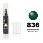 Lackstift für Mercedes-Benz – 836 Amulettgruen (alle Modelle, 2008), Set Standard