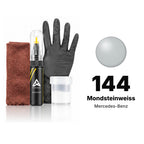 Touch-up paint for Mercedes-Benz 144 Mondsteinweiss, Complete kit