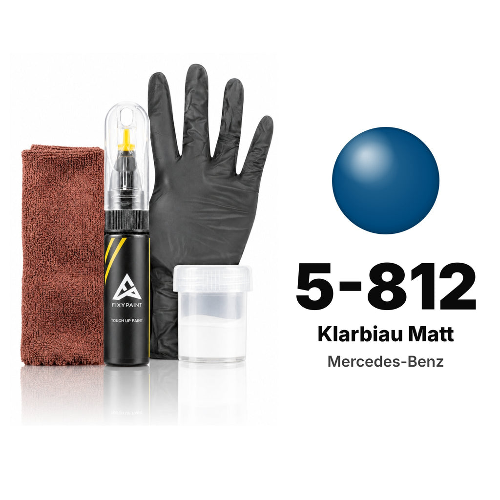 Peinture de retouche pour Mercedes-Benz – 5-812 Klarbiau Matt (tous modèles, depuis 2023), kit Complet