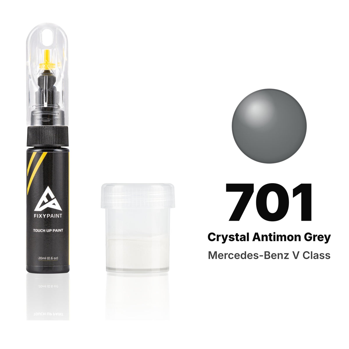 Touch-up paint for Mercedes-Benz V-Class 701 Crystal Antimon Grey, Standard kit