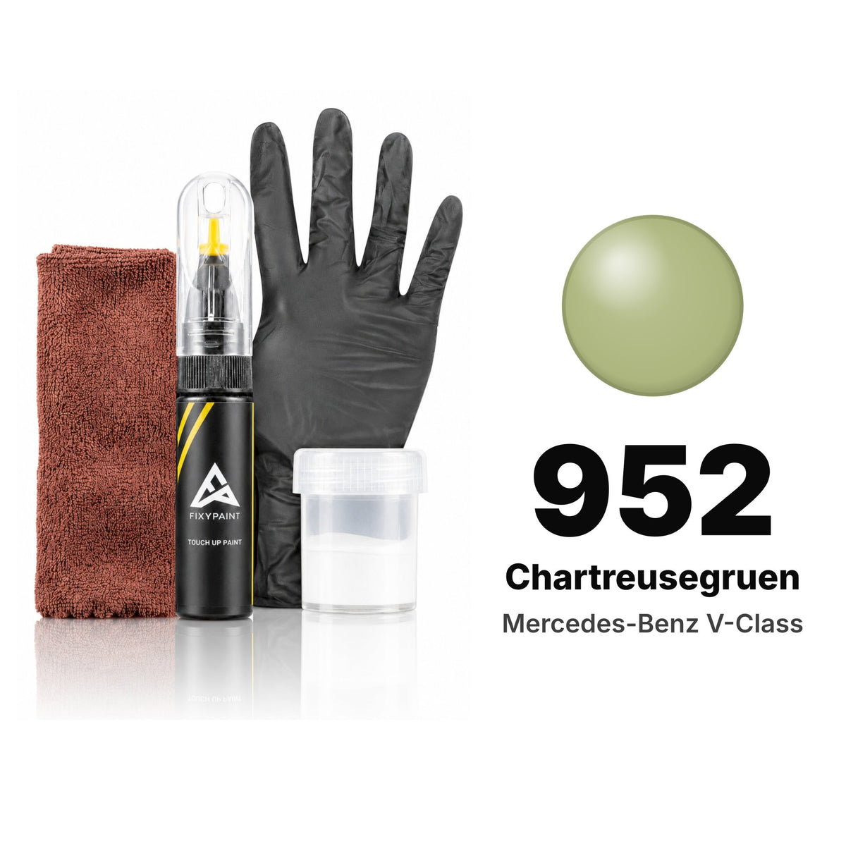 Touch-up paint for Mercedes-Benz V-Class 952 Chartreusegruen, Complete kit