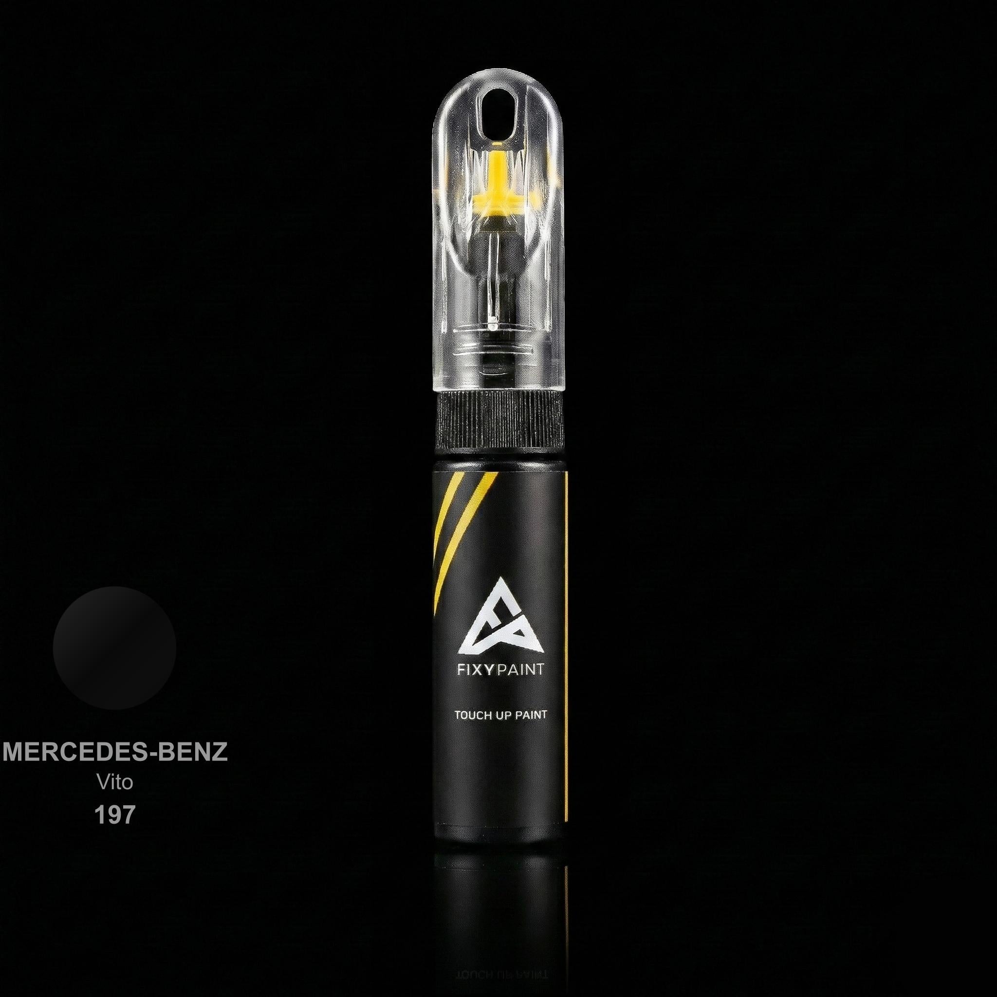 Mercedes-benz Vito touch up paint kit - OBSIDIAN BLACK 197 scratch repair