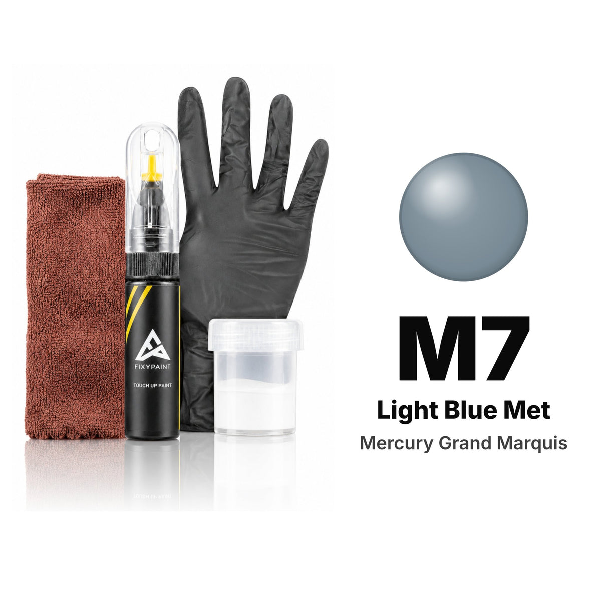 Vernice ritocco per Mercury Grand Marquis – M7 Light Blue Met (2000), kit Completo