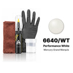 Touch-up paint for Mercury Grand Marquis 6640/WT Performance White, Complete kit