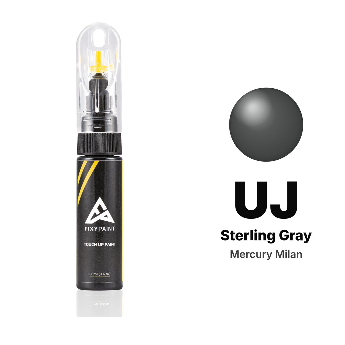 Touch-up paint for Mercury Milan UJ Sterling Gray, Basic kit