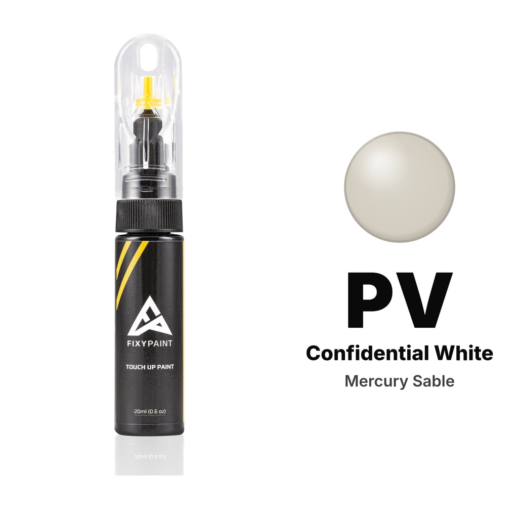 Touch-up paint for Mercury Sable PV Confidential White, Basic kit
