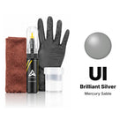 Touch-up paint for Mercury Sable UI Brilliant Silver, Complete kit