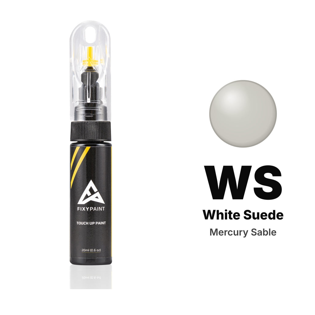 Touch-up paint for Mercury Sable WS White Suede, Basic kit
