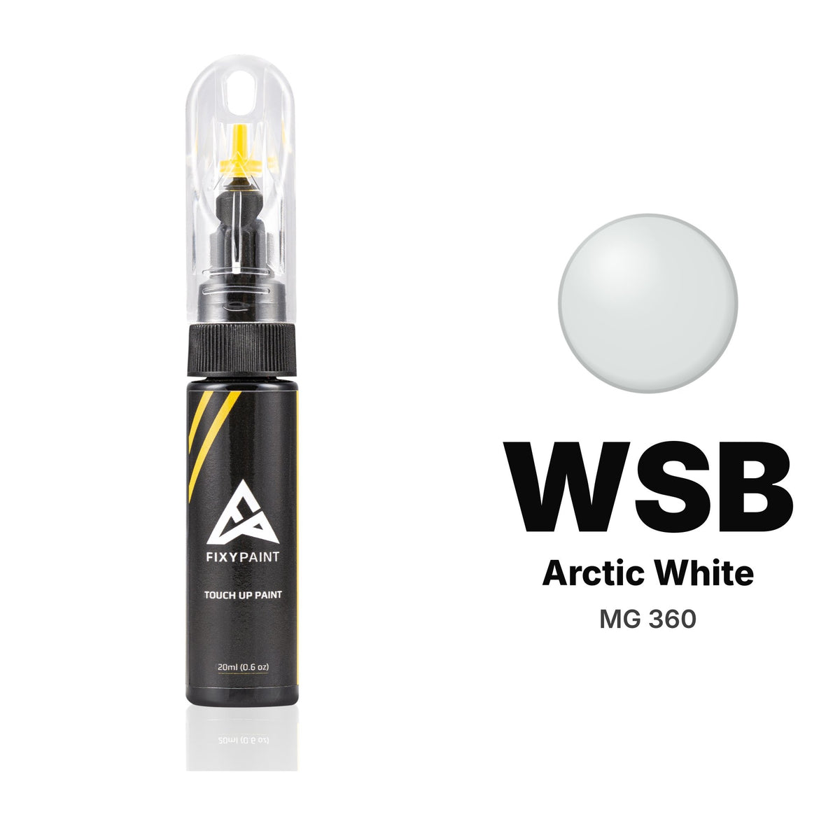 Touch-up paint for MG 360 WSB Arctic White, Basic kit
