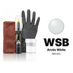 Touch-up paint for MG EHS WSB Arctic White, Complete kit