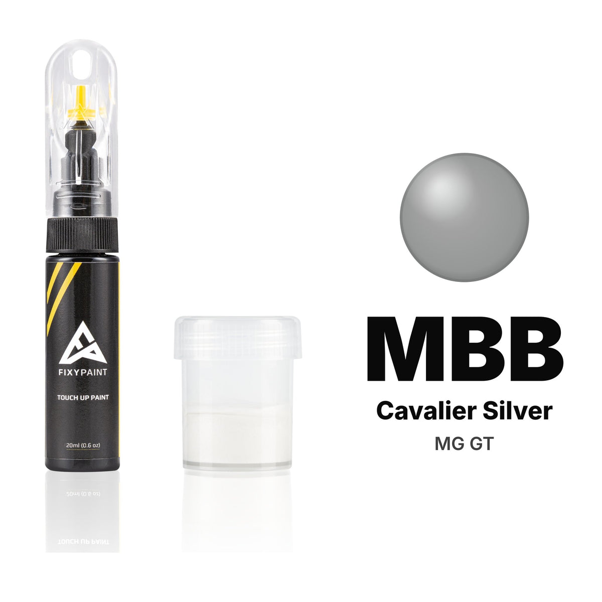 Touch-up paint for MG GT MBB Cavalier Silver, Standard kit