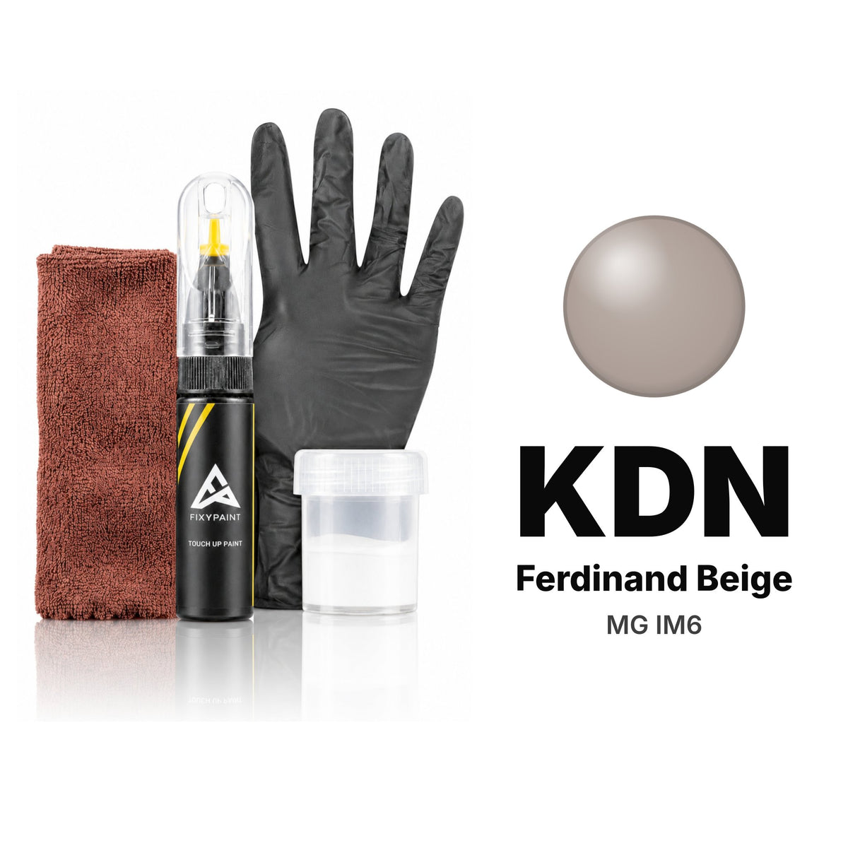 Touch-up paint for MG IM6 KDN Ferdinand Beige, Complete kit