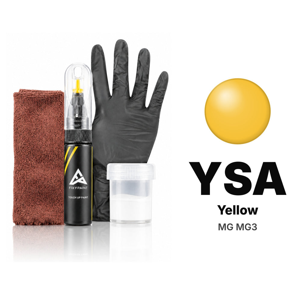 Touch-up paint for MG MG3 YSA Yellow, Complete kit