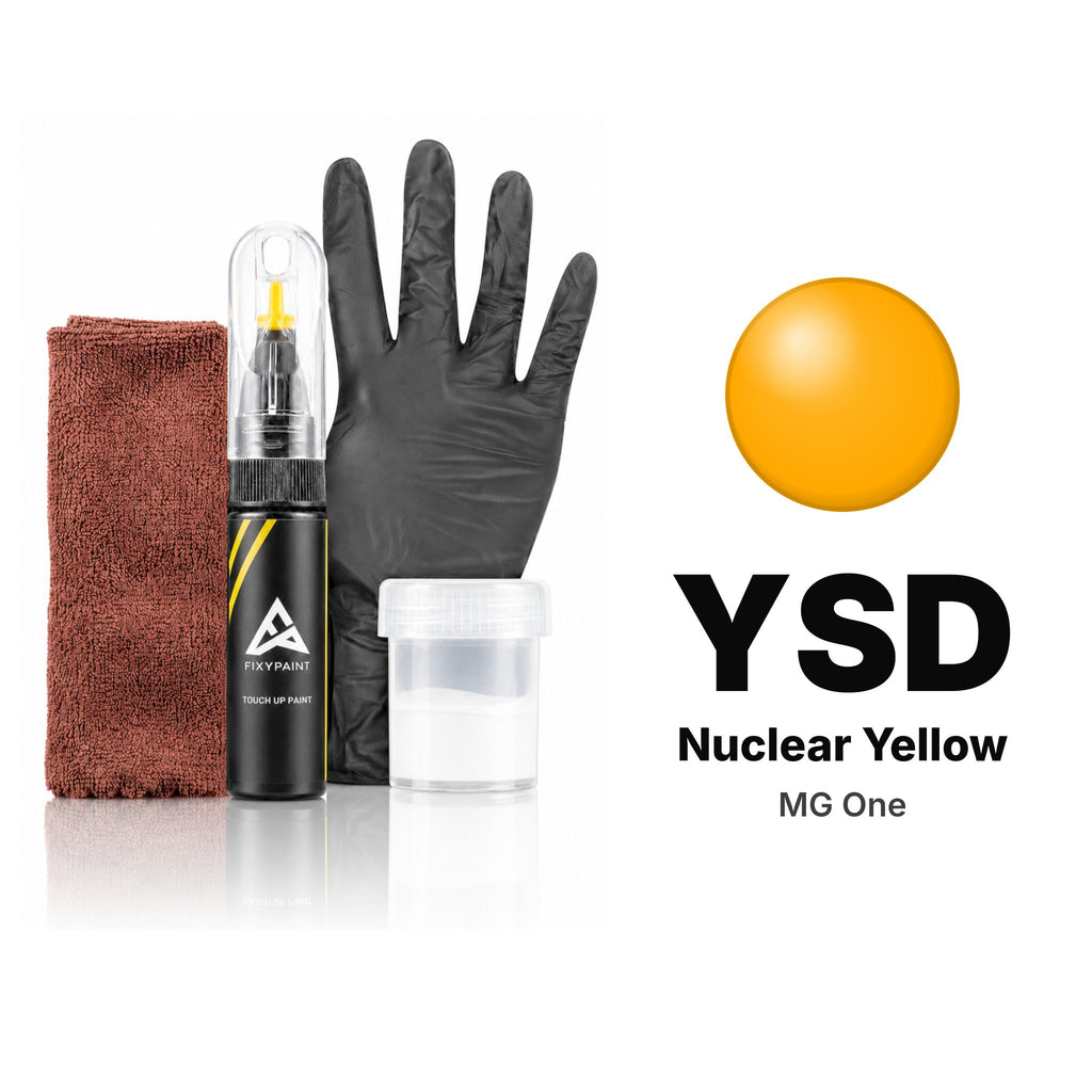 Touch-up paint for MG One YSD Nuclear Yellow, Complete kit