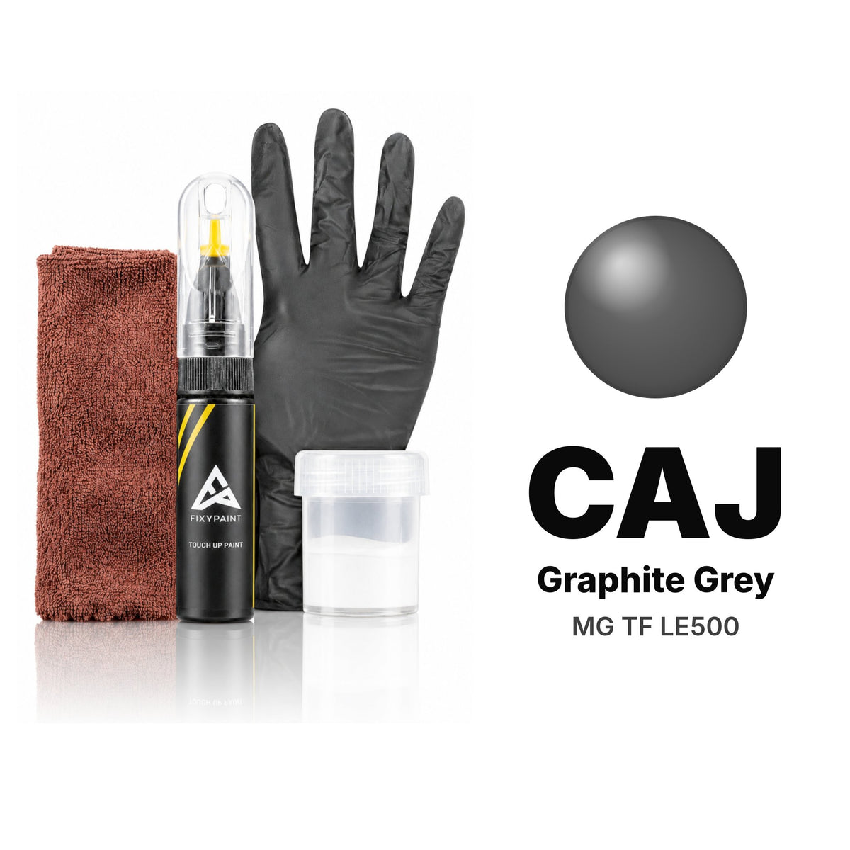 Touch-up paint for MG TF LE500 CAJ Graphite Grey, Complete kit