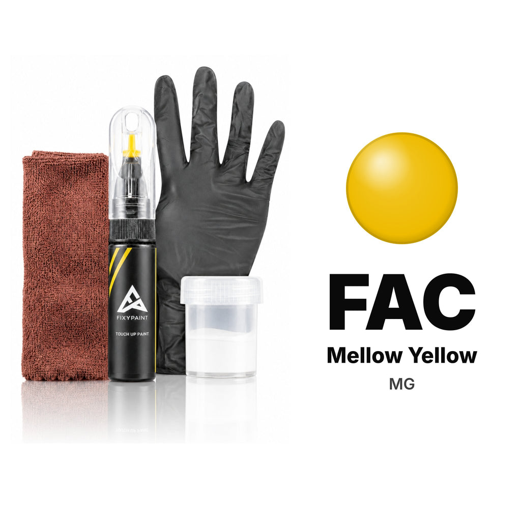 Touch-up paint for MG FAC Mellow Yellow, Complete kit
