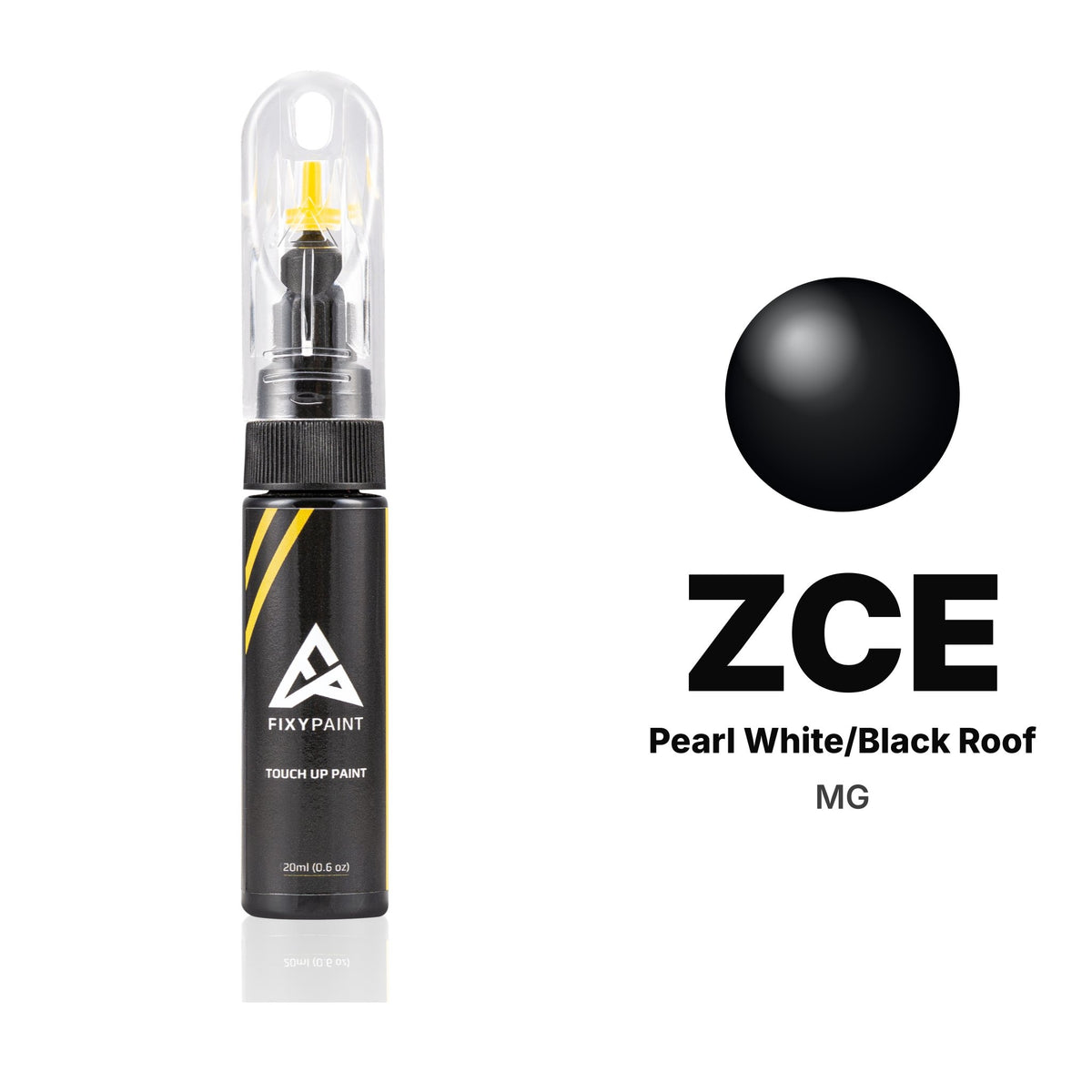 Touch-up paint for MG ZCE Pearl White/Black Roof, Basic kit