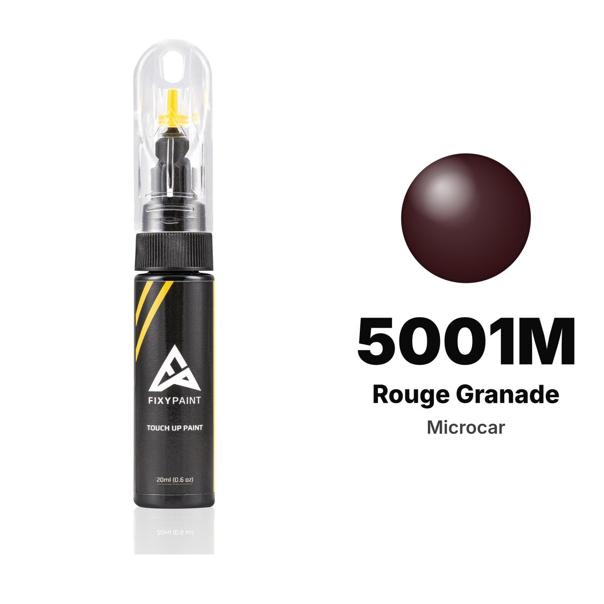 Microcar 5001M Rouge Granade touch-up paint, Basic kit