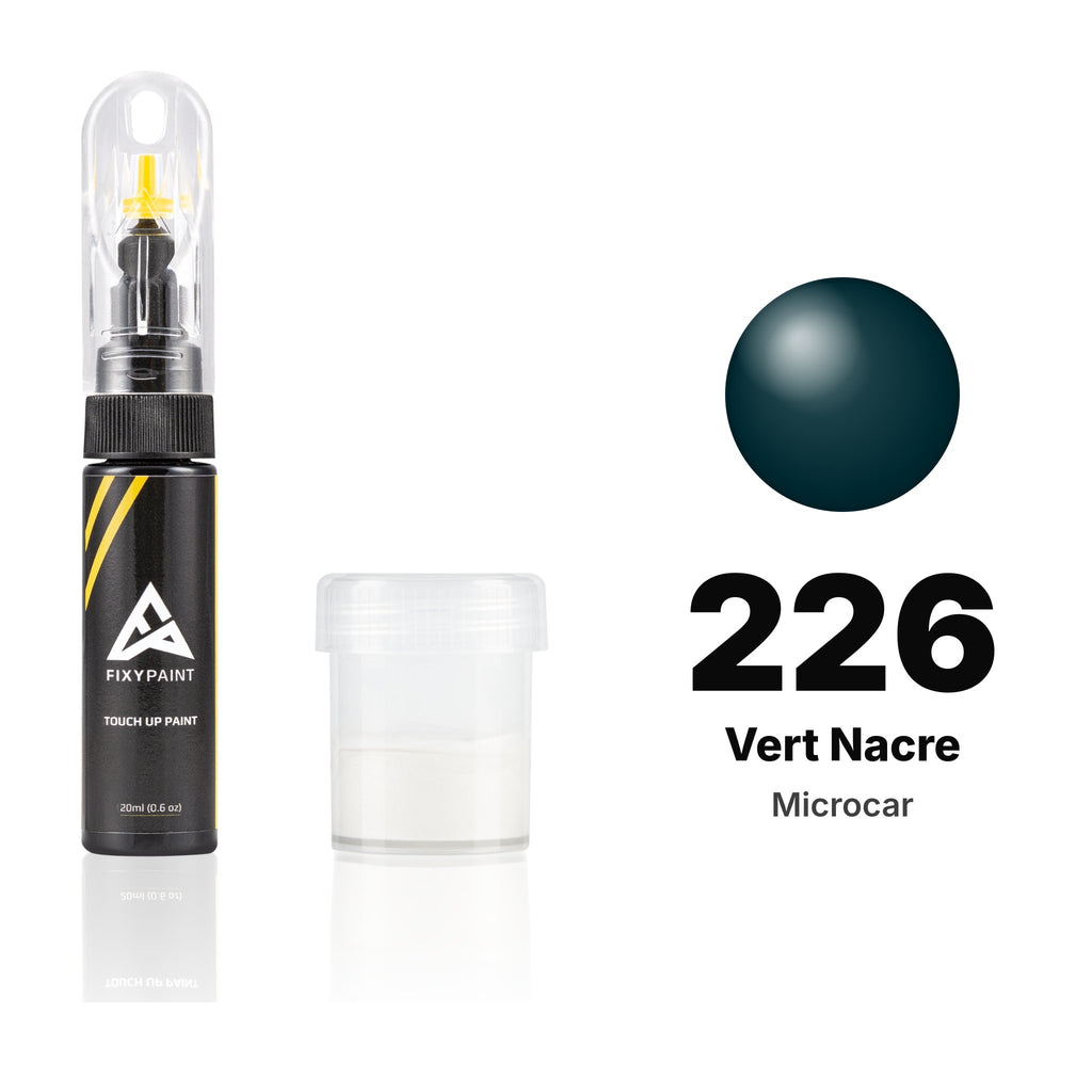 Touch-up paint for Microcar 226 Vert Nacre, Standard kit