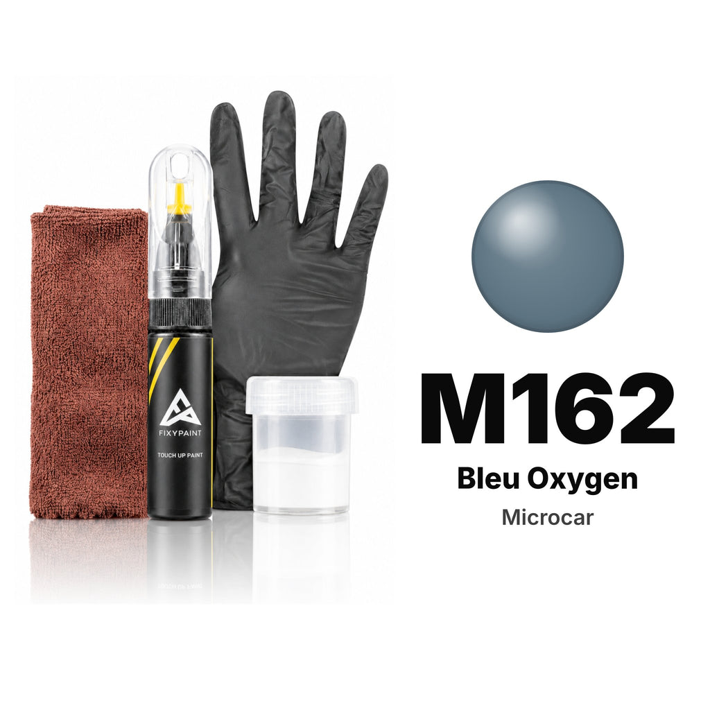 Touch-up paint for Microcar M162 Bleu Oxygen, Complete kit
