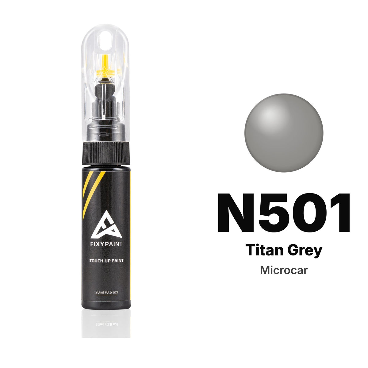 Microcar N501 Titan Grey touch-up paint, Basic kit