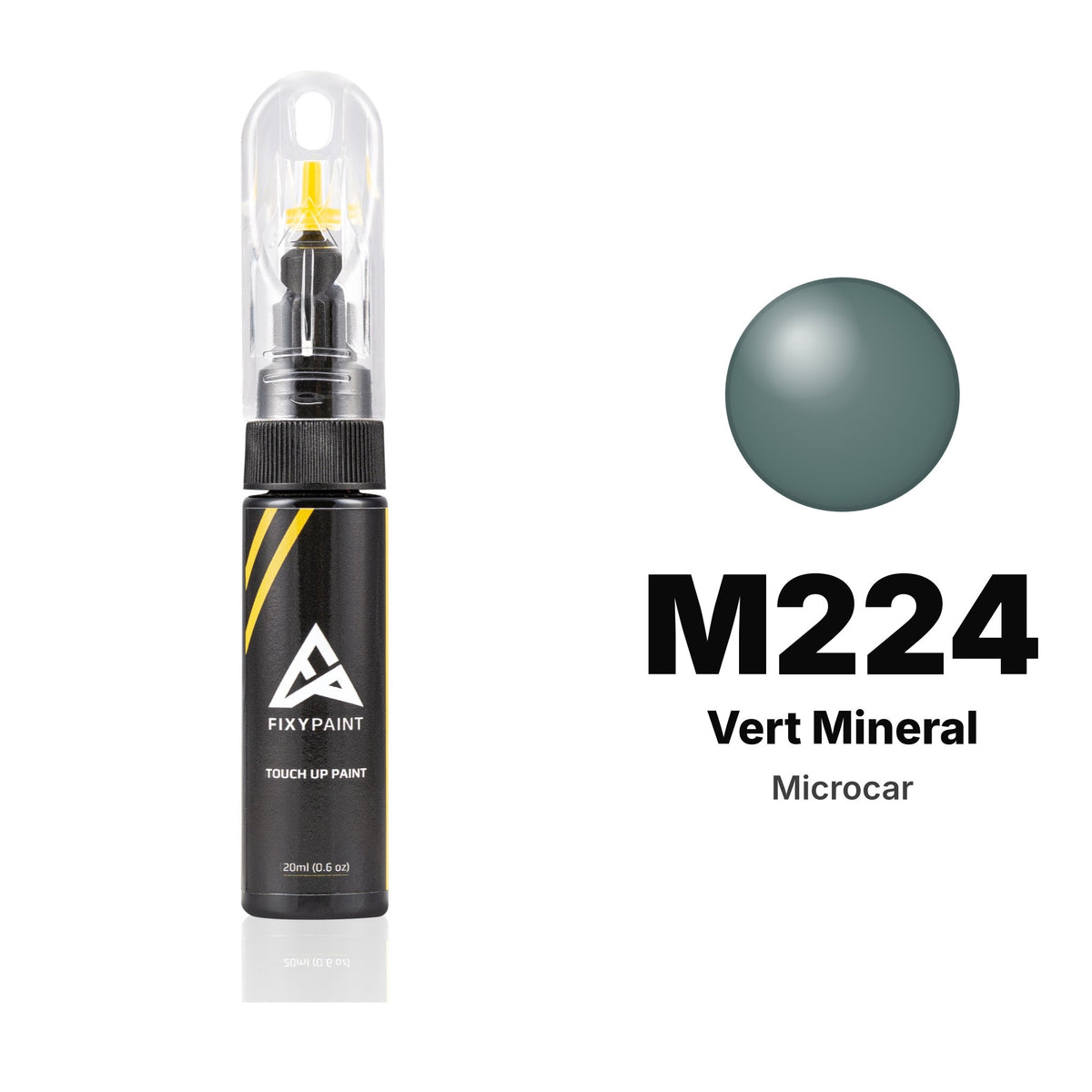 Microcar M224 Vert Mineral touch-up paint, Basic kit