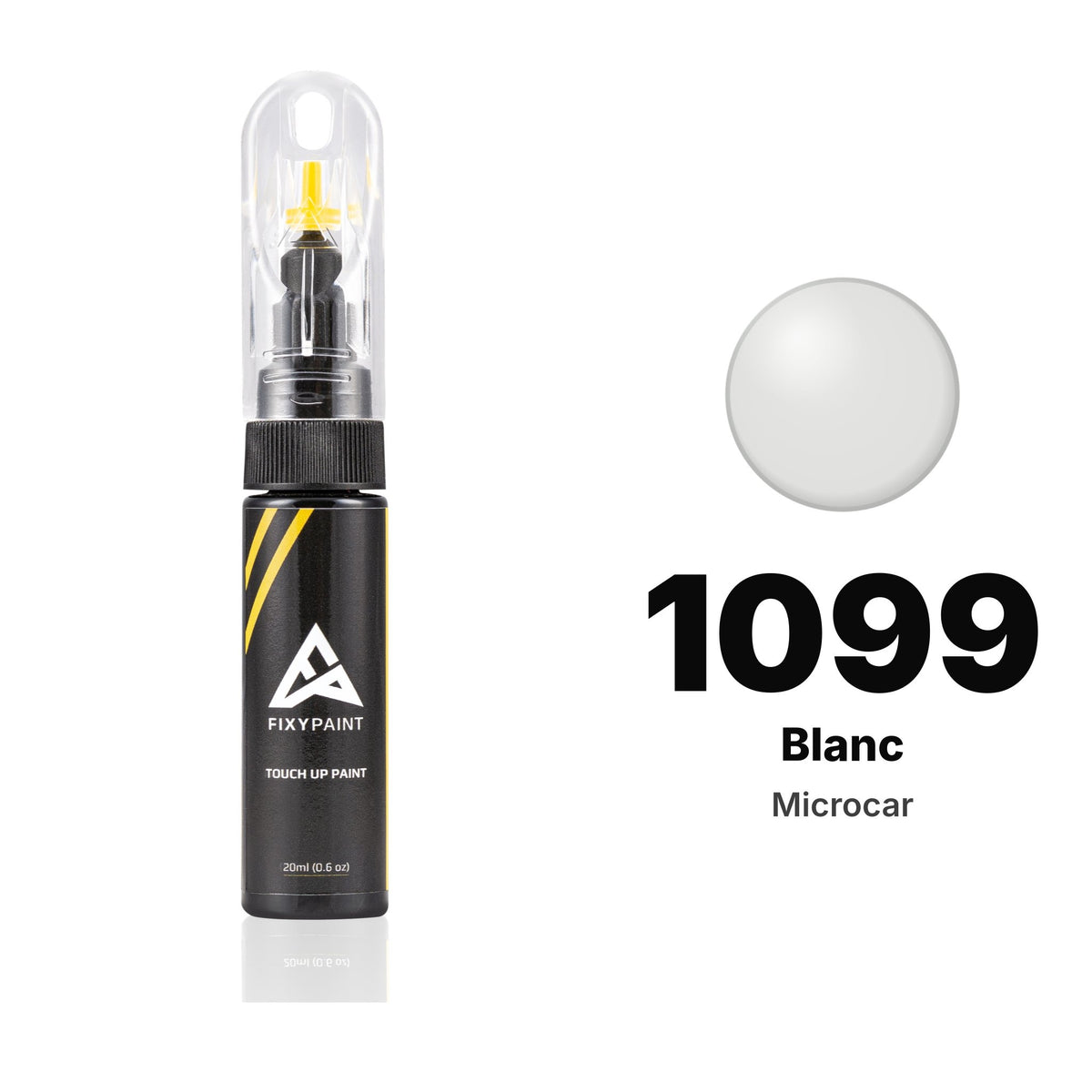 Microcar 1099 Blanc touch-up paint, Basic kit