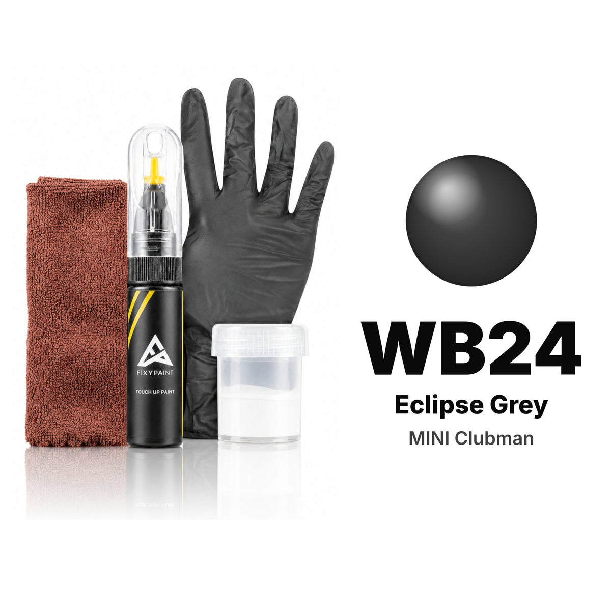 Lackstift für MINI Clubman – WB24 Eclipse Grey (2010–2014), Set Komplett