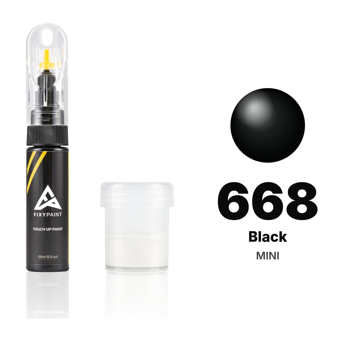 Vernice ritocco per MINI – 668 Black (tutti i modelli, dal 2000), kit Standard