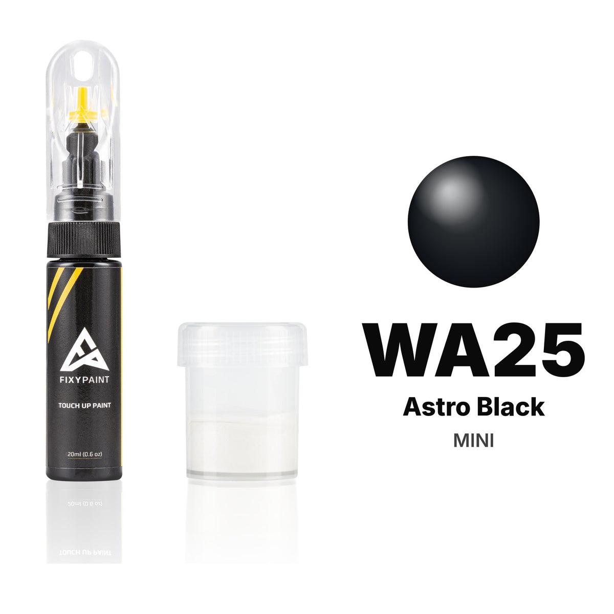 Lackstift für MINI – WA25 Astro Black (alle Modelle, 2003–2009), Set Standard