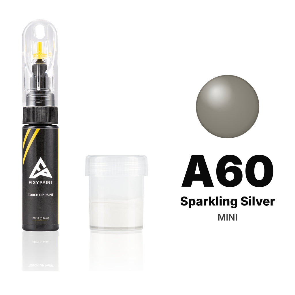 Pintura de retoque para MINI – A60 Sparkling Silver (todos los modelos, 2005–2011), kit Estándar