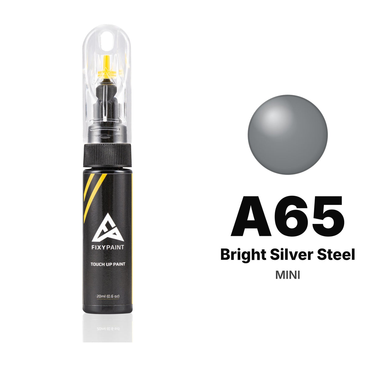 Lackstift für MINI – A65 Bright Silver Steel (alle Modelle, 2006–2010), Set Basis